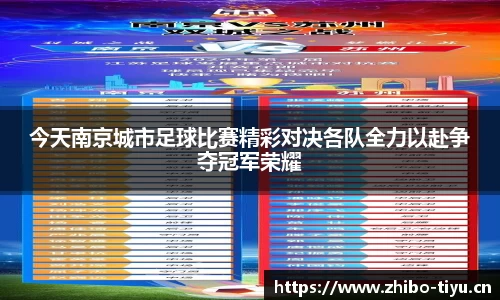 今天南京城市足球比赛精彩对决各队全力以赴争夺冠军荣耀