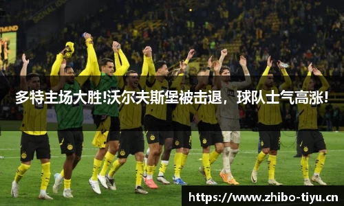 多特主场大胜!沃尔夫斯堡被击退，球队士气高涨!